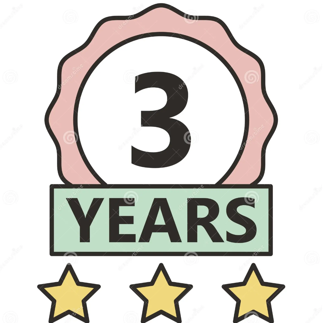 3 Years Product Protection